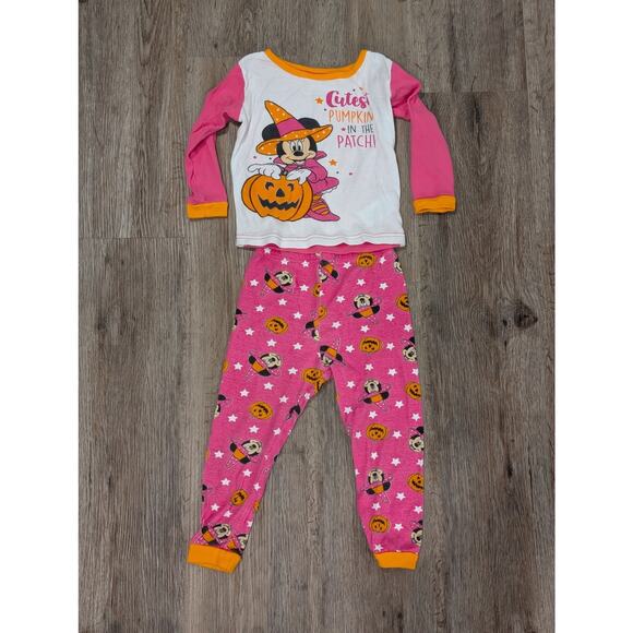 Minnie Mouse Halloween Girls Toddler Pajama set 4t - Picture 1 of 6